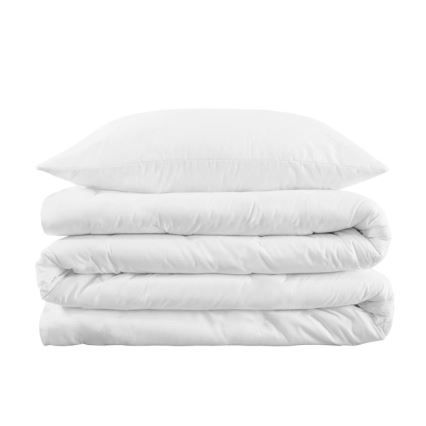 SkinPro Silver - Capa de edredão antibacteriana 140x200 cm branca