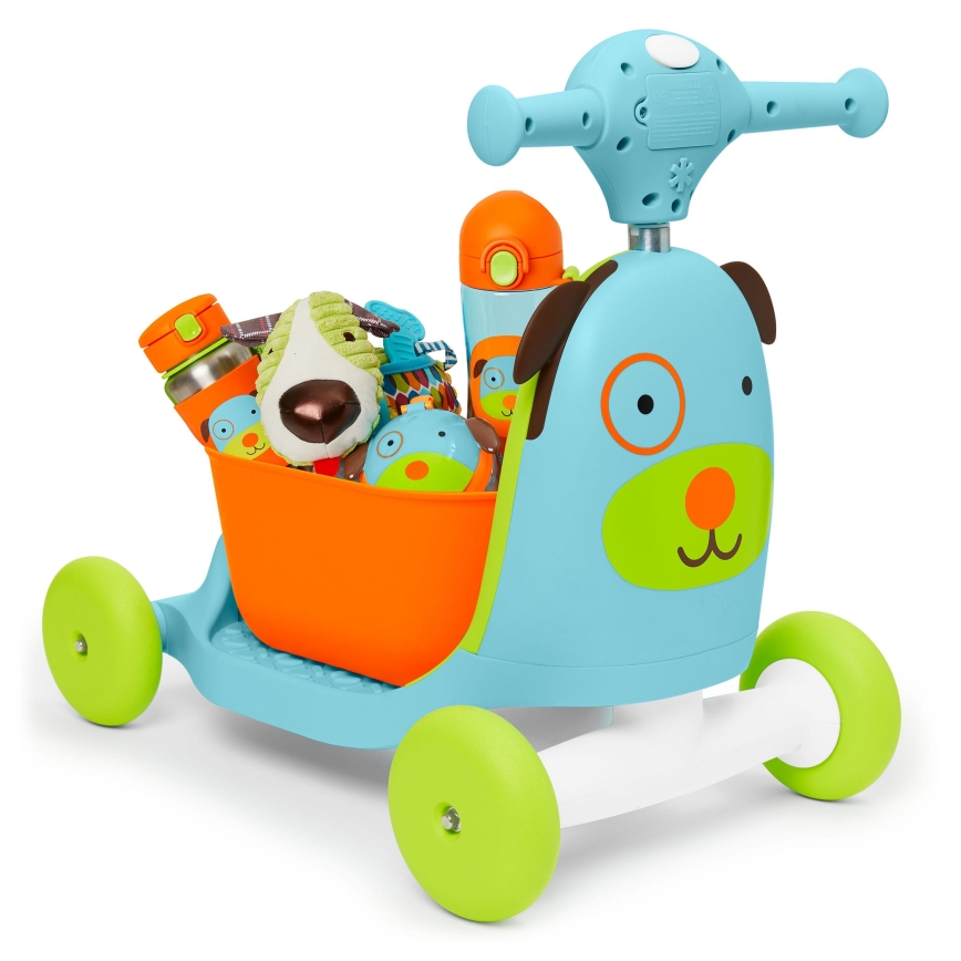 Skip Hop - Bicicleta de empurrar 3em1 ZOO cão 3xAAA