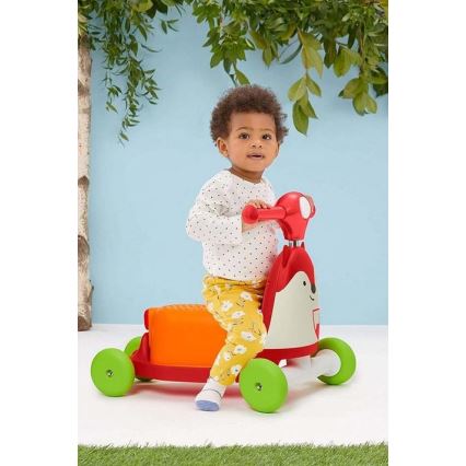 Skip Hop - Bicicleta de empurrar 3em1 ZOO raposa 3xAAA