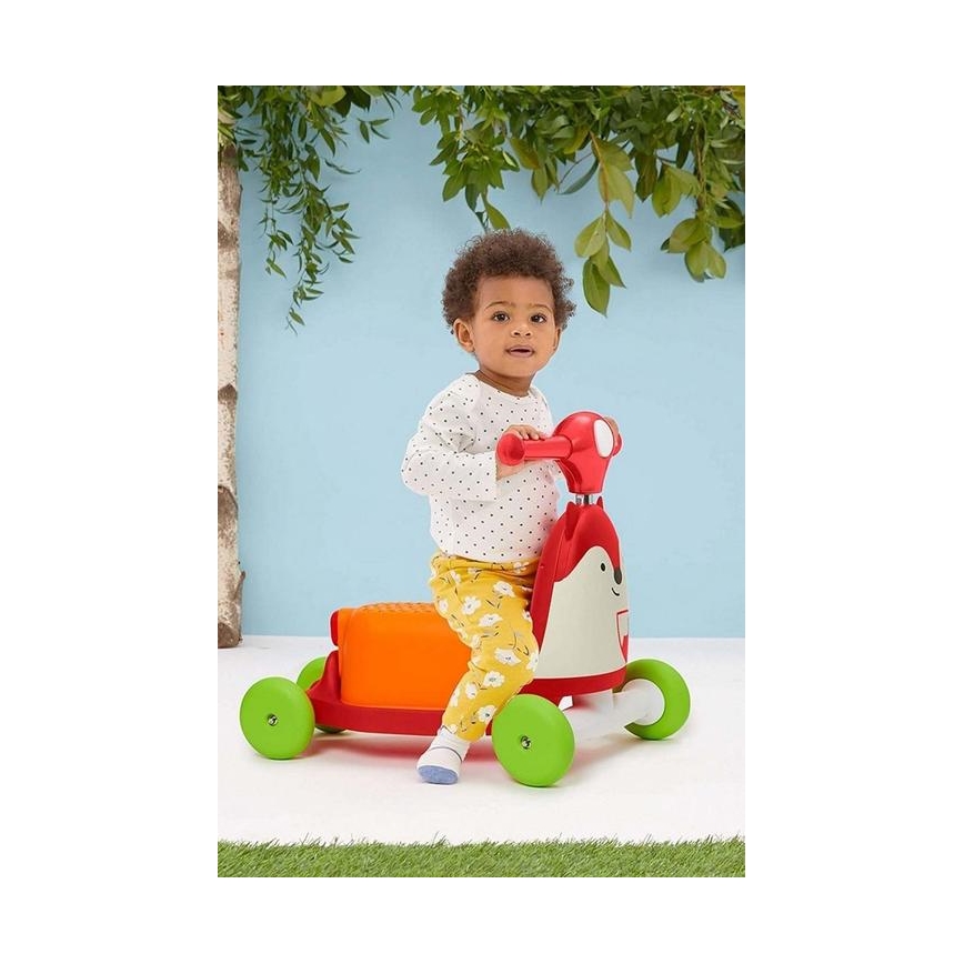 Skip Hop - Bicicleta de empurrar 3em1 ZOO raposa 3xAAA