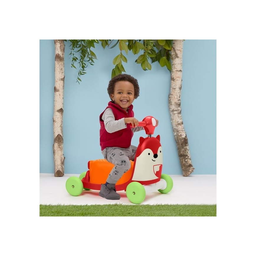 Skip Hop - Bicicleta de empurrar 3em1 ZOO raposa 3xAAA
