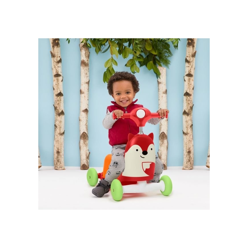Skip Hop - Bicicleta de empurrar 3em1 ZOO raposa 3xAAA