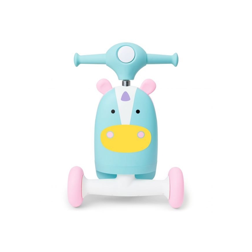 Skip Hop - Bicicleta de empurrar 3em1 ZOO unicórnio 3xAAA