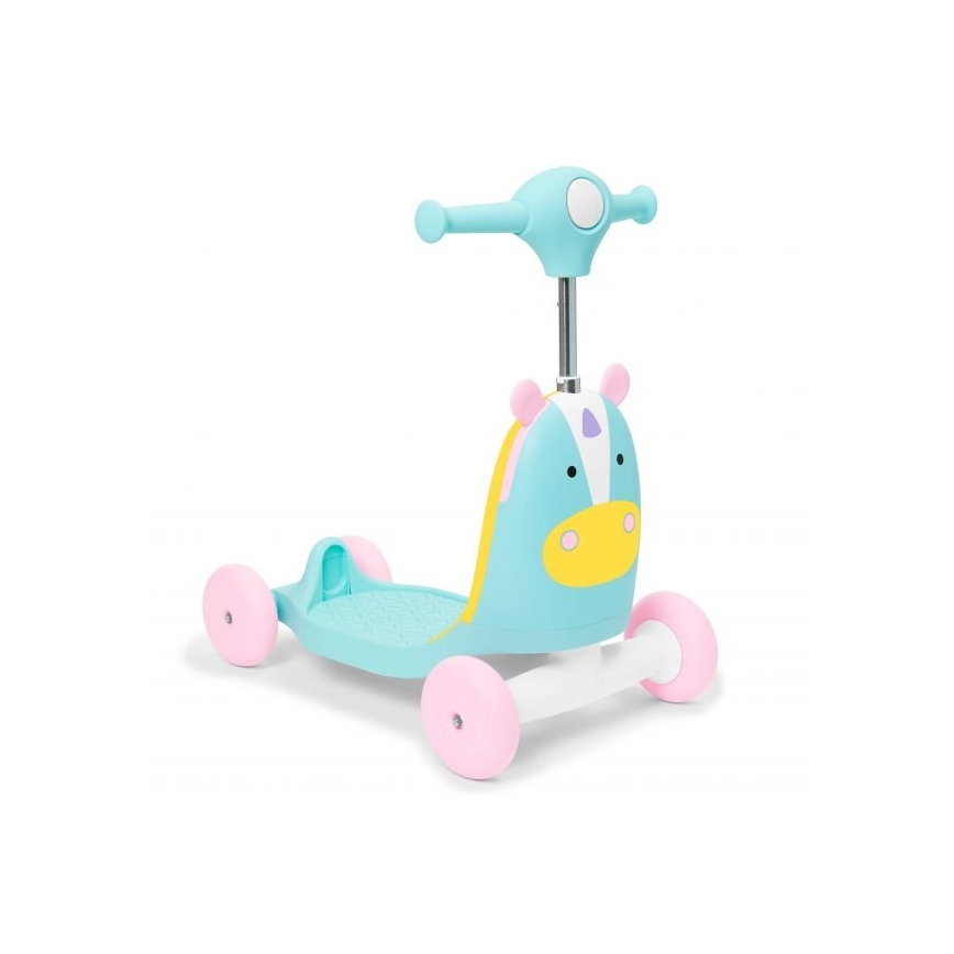 Skip Hop - Bicicleta de empurrar 3em1 ZOO unicórnio 3xAAA
