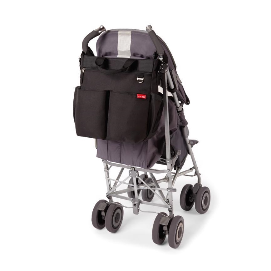 Skip Hop - Bolsa de fraldas para carrinho DUO SIGNATURE preta