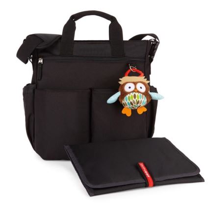 Skip Hop - Bolsa de pañales para cochecito DUO SIGNATURE negra