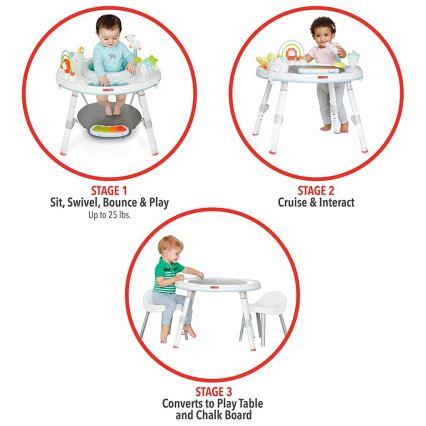 Skip Hop - Centro de atividades infantil 3 em 1 LINING CLOUD 3xAAA