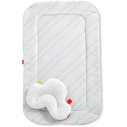 Skip Hop - Cobertor infantil para brincar com um trapézio de madeira LINING CLOUD