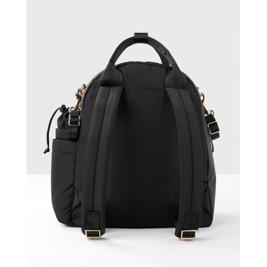 Skip Hop - Mochila de pañales 6 en 1 SUITE SET para cochecito negra