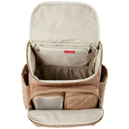 Skip Hop - Mochila para muda de roupa para carrinho de bebé FORMA CAMEL