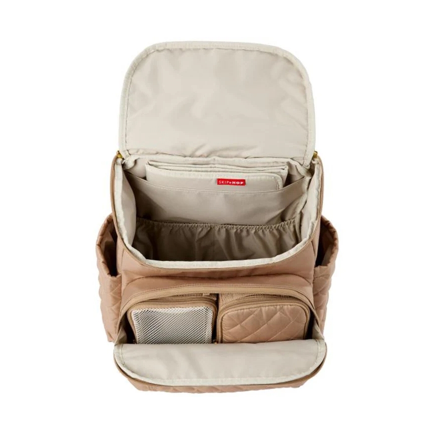 Skip Hop - Mochila para muda de roupa para carrinho de bebé FORMA CAMEL