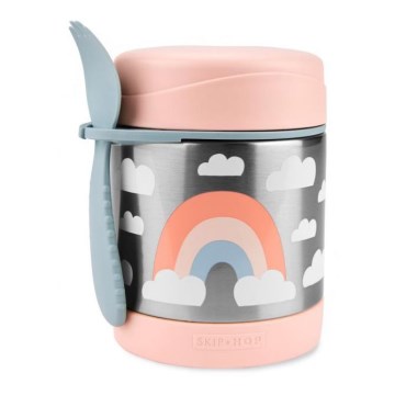 Skip Hop - Termo para alimentos com colher/garfo SPARK STYLE 325 ml arco-íris