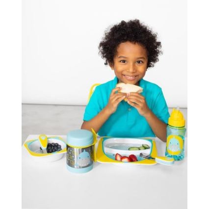Skip Hop - Termo para alimentos com colher/garfo ZOO 325 ml tubarão