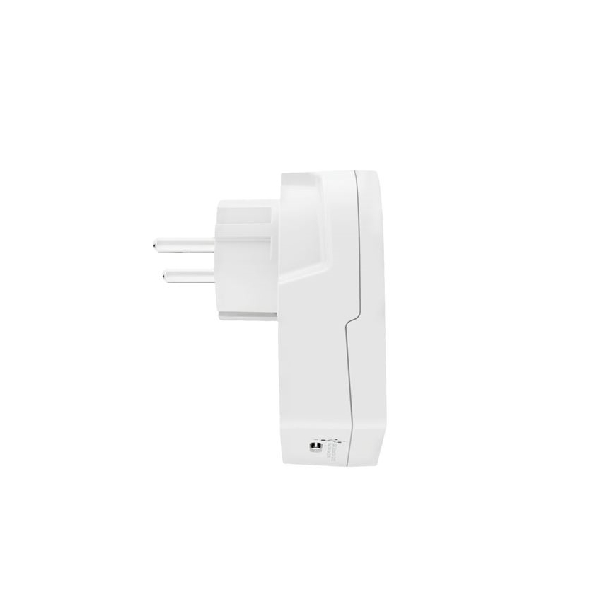 Adaptador de viagem Europe USB C20PD para estrangeiros na República Checa, USB-C 20W, plugue tipo E/F