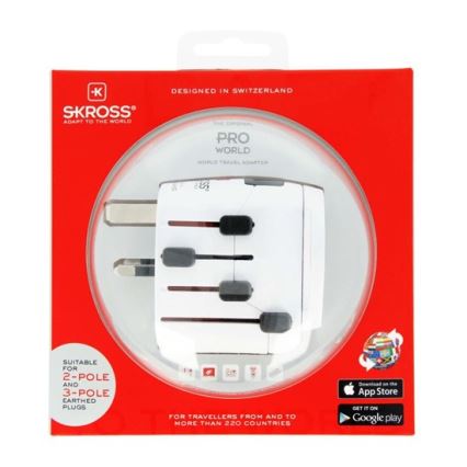 SKROSS - Adaptador de viagem universal 6,3A