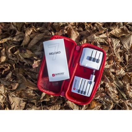 Adaptador de viagem MUV AC com USB-A e USB-C, 15W