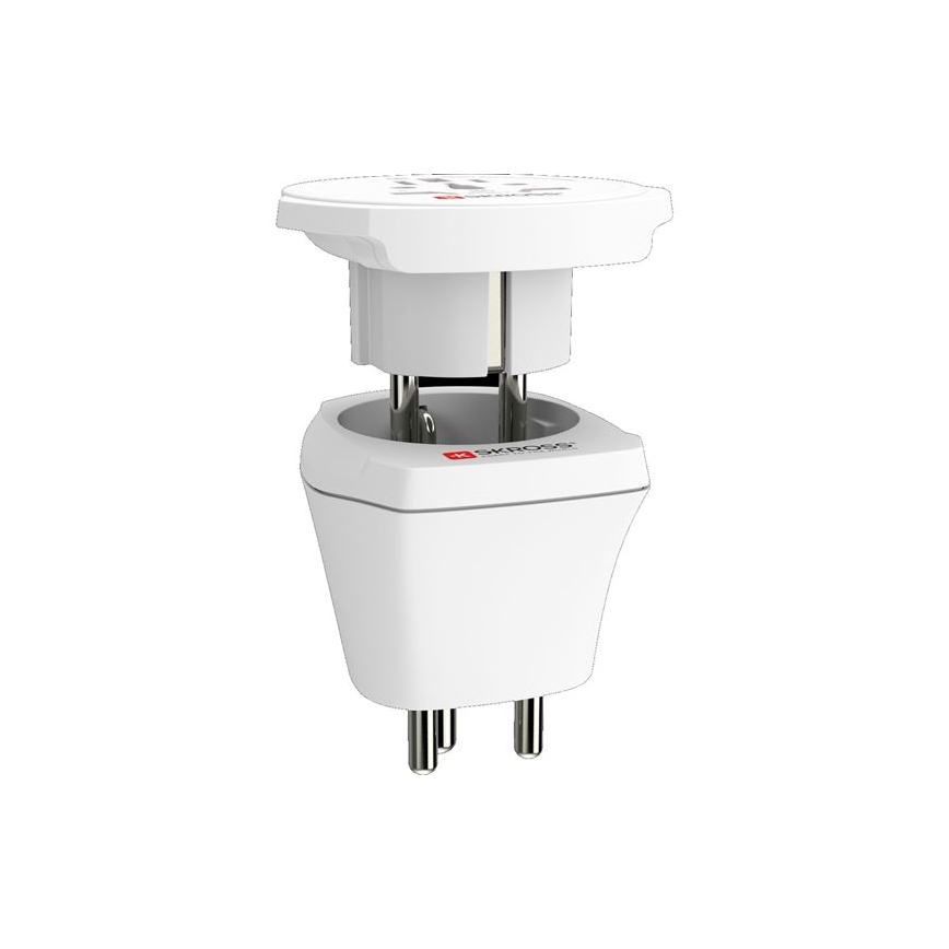 Adaptador de viagem para a Índia tipo D