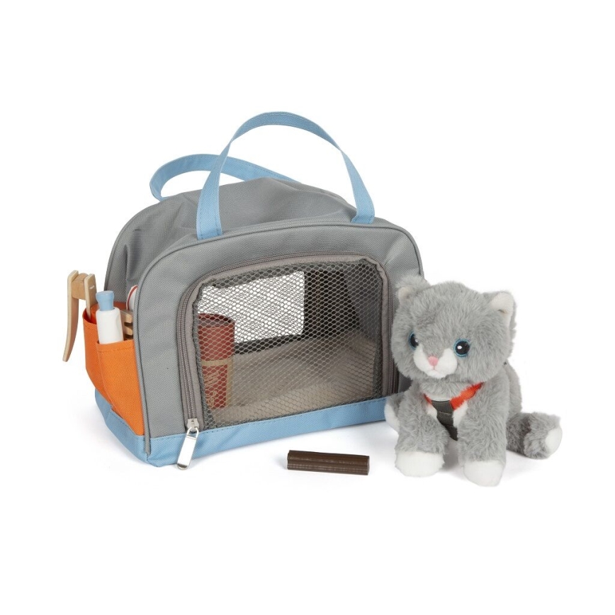 Small Foot - Peluche gato com care kit