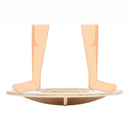 Small Foot - Quadro de equilíbrio com um labirinto