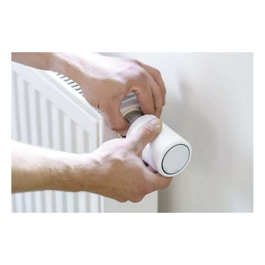 Smart cabeça termostática com visor LCD GoSmart M30x1,5 2xAA/1,5V Tuya