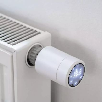 Smart cabeça termostática com visor LCD GoSmart M30x1,5 2xAA/1,5V Tuya