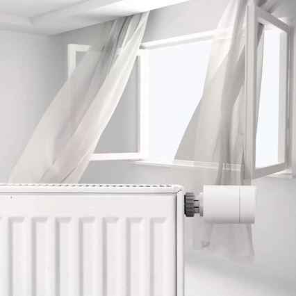 Smart cabeça termostática com visor LCD GoSmart M30x1,5 2xAA/1,5V Tuya