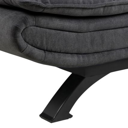 Sofá-cama AIRI de dois lugares, cinzento escuro