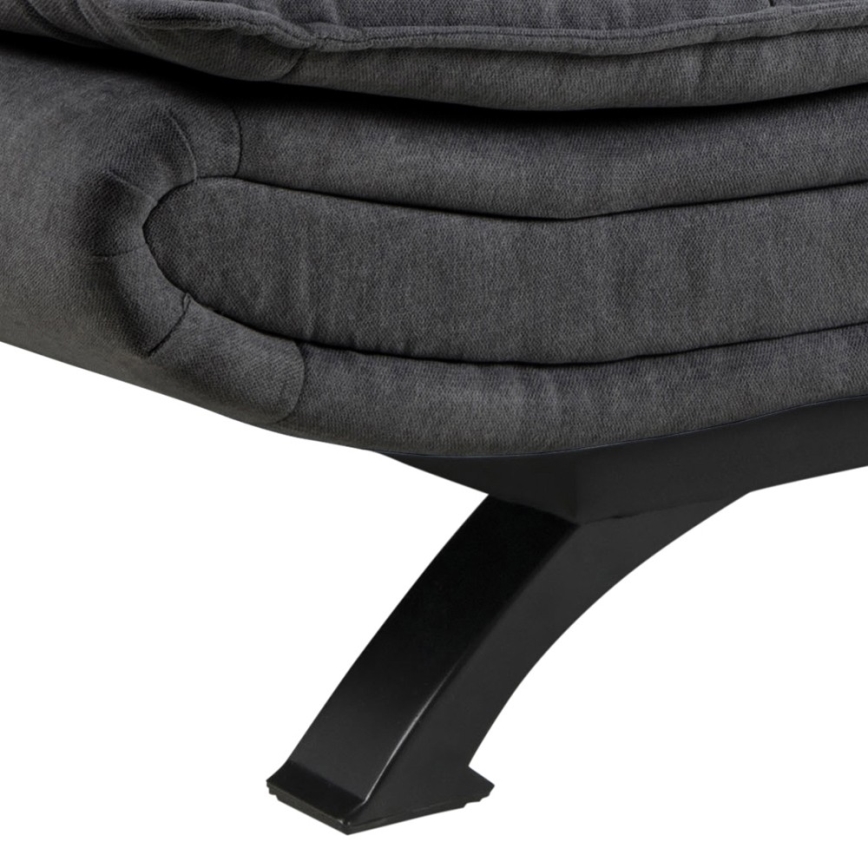 Sofá-cama AIRI de dois lugares, cinzento escuro