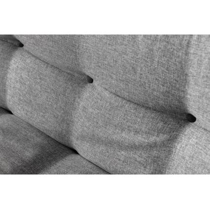 Sofá-cama de dois lugares BINA cinzento claro