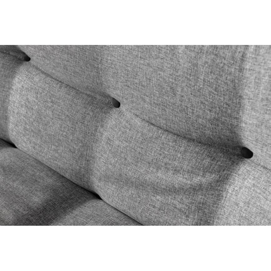 Sofá-cama de dois lugares BINA cinzento claro