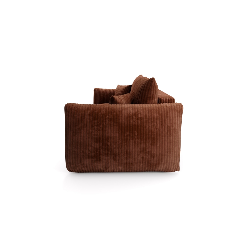 Sofá-cama de dois lugares FRIDA, castanho