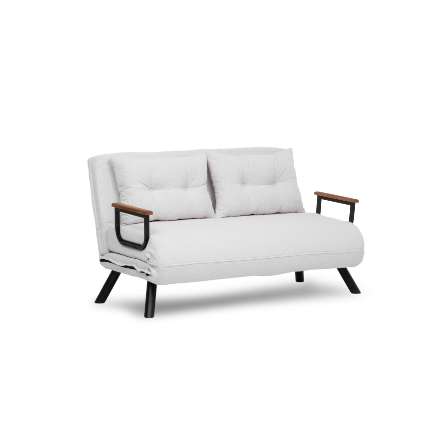 Sofá-cama de dois lugares QIRA branco