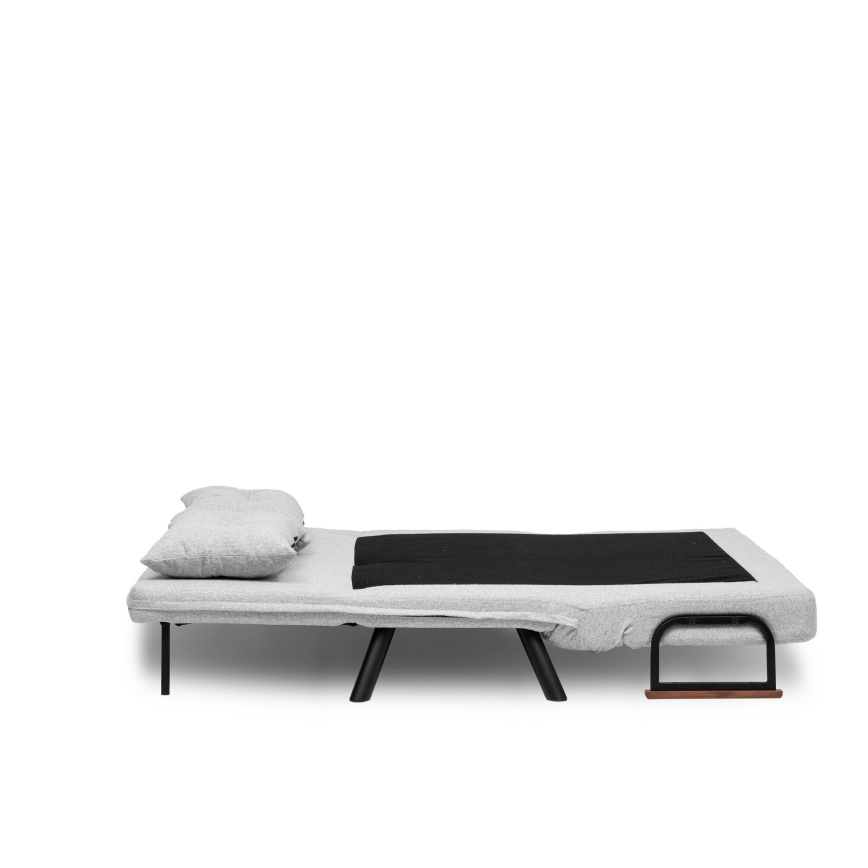 Sofá-cama de dois lugares QIRA cinzento