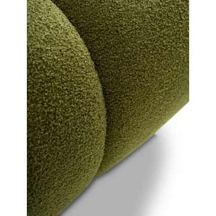 Sofá-cama de três lugares com espaço de arrumação NUORO verde