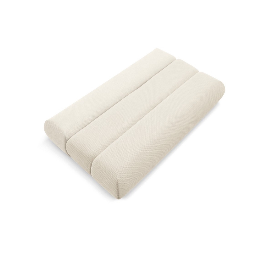Sofá-cama de três lugares FANO, creme