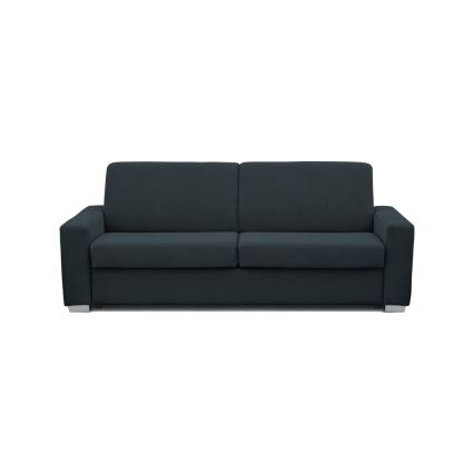 Sofá-cama desdobrável de três lugares LEKA, azul, para uso diário