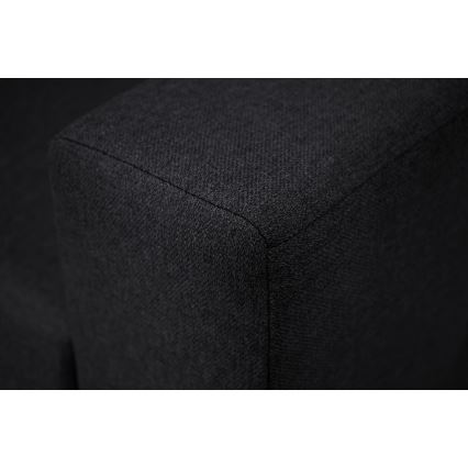 Sofá de canto universal com função de dormir e espaço de arrumação SEVILLA antracite