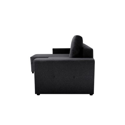 Sofá de canto universal com função de dormir e espaço de arrumação SEVILLA antracite