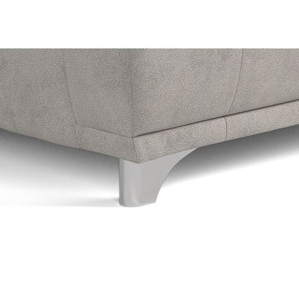 Sofá de três lugares RIMINI cinza claro