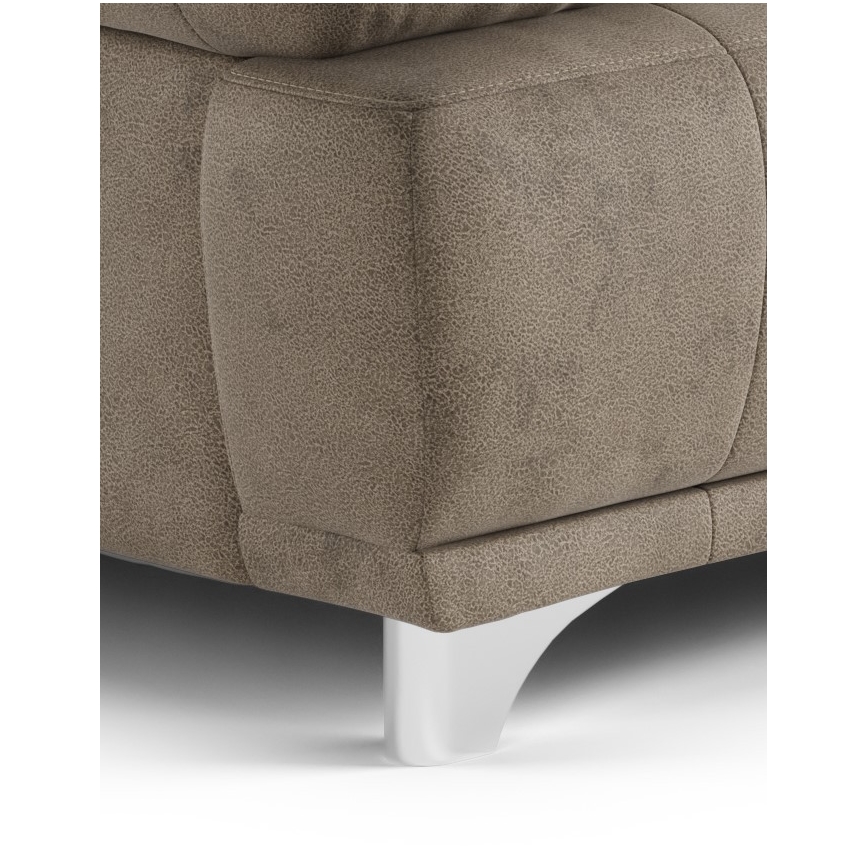 Sofá de três lugares RIMINI castanho