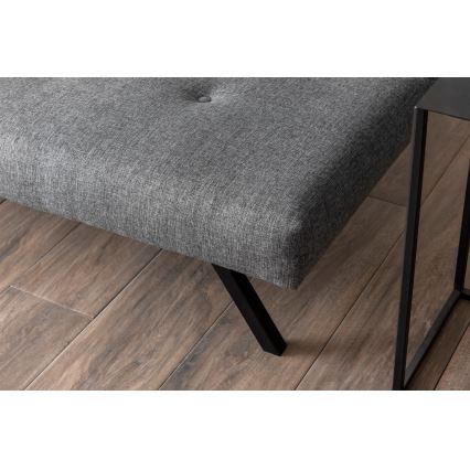 Sofá de dois lugares LOKO cinzento claro