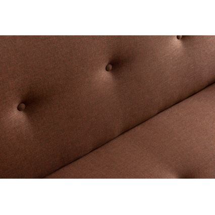 Sofá de dois lugares NARA castanho