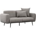 Sofá de dois lugares PISA cinzento claro