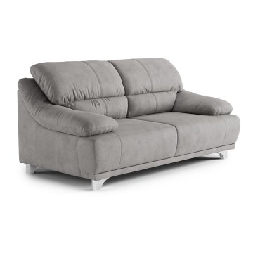 Sofá de dois lugares RIMINI cinza