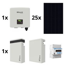 Sol. kit: SOLAX Power - 10kWp JINKO + 15kW SOLAX conversor 3f + 11,6 kWh bateria