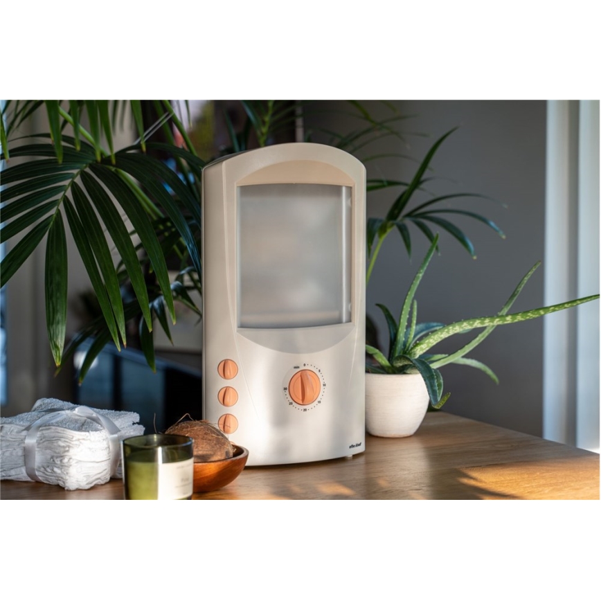 Solário doméstico com lâmpada halógena e filtro UV 440W/230V