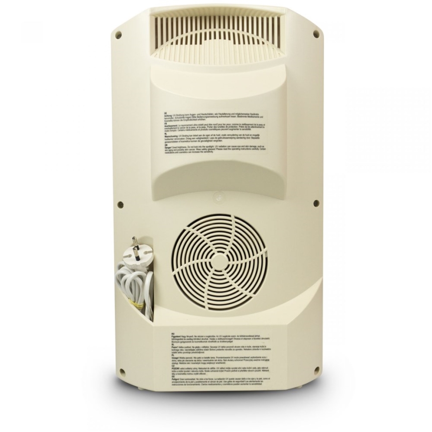 Solário doméstico com lâmpada halógena e filtro UV 440W/230V