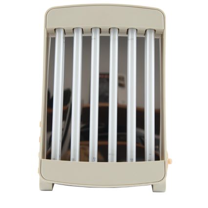 Solário facial doméstico com 6 tubos UV coloridos Cosmedico 90W/230V