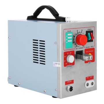 Soldador de pontos a bateria com micro-solda 230V