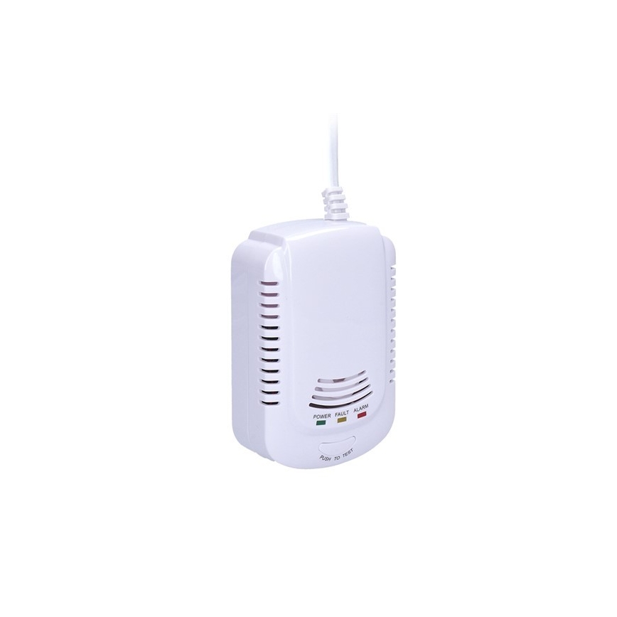 Detetor de fuga de gás inflamável 85 dB 230V